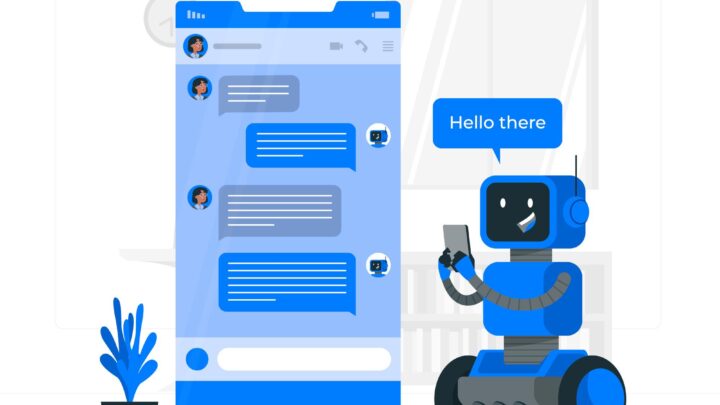 Chatbot on a messaging app for e-learning