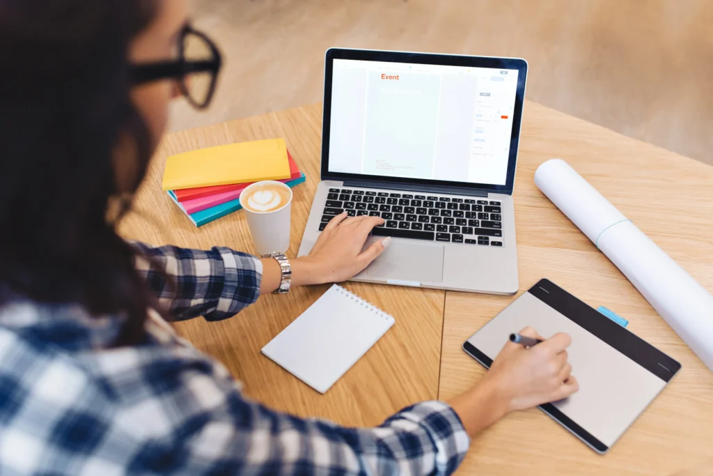 Visual concept showing scripting secrets for successful elearning